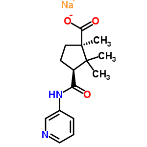 67814-73-7  sodium (1R,3S)-1,2,2-trimethyl-3-(pyridin-3-ylcarbamoyl)cyclopentanecarboxylate