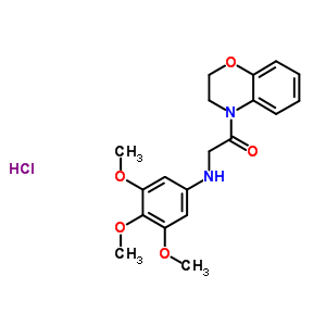 68061-25-6  N-[2-(2,3-dihydro-4H-1,4-benzoxazin-4-yl)-2-oxoethyl]-3,4,5-trimethoxyaniline hydrochloride