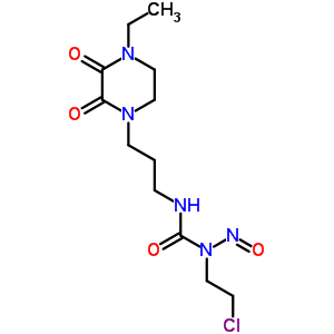 69001-06-5  1-(2-chloroethyl)-3-[3-(4-ethyl-2,3-dioxopiperazin-1-yl)propyl]-1-nitrosourea