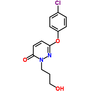 69024-98-2  6-(4-chlorophenoxy)-2-(3-hydroxypropyl)pyridazin-3(2H)-one