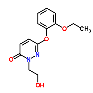 69025-09-8  6-(2-ethoxyphenoxy)-2-(2-hydroxyethyl)pyridazin-3(2H)-one