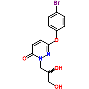 69025-11-2  6-(4-bromophenoxy)-2-(2,3-dihydroxypropyl)pyridazin-3(2H)-one