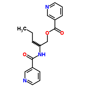 69451-78-1  2-[(pyridin-3-ylcarbonyl)amino]pentyl pyridine-3-carboxylate