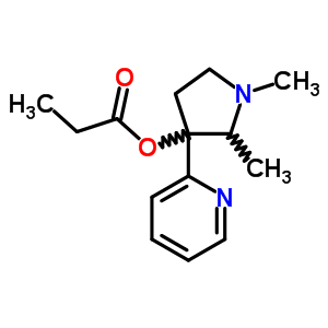 69552-06-3  1,2-dimethyl-3-pyridin-2-ylpyrrolidin-3-yl propanoate