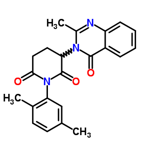 69557-18-2  1-(2,5-dimethylphenyl)-3-(2-methyl-4-oxoquinazolin-3(4H)-yl)piperidine-2,6-dione