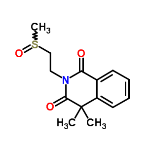 70007-64-6  4,4-dimethyl-2-[2-(methylsulfinyl)ethyl]isoquinoline-1,3(2H,4H)-dione