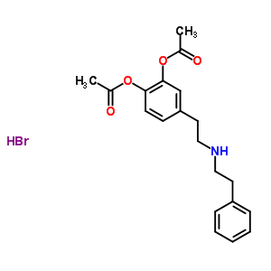 70044-80-3  4-{2-[(2-phenylethyl)amino]ethyl}benzene-1,2-diyl diacetate hydrobromide