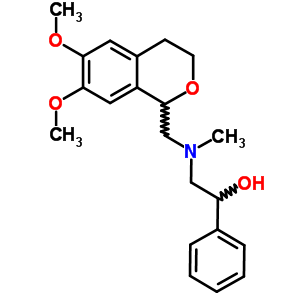 70070-21-2  2-{[(6,7-dimethoxy-3,4-dihydro-1H-isochromen-1-yl)methyl](methyl)amino}-1-phenylethanol