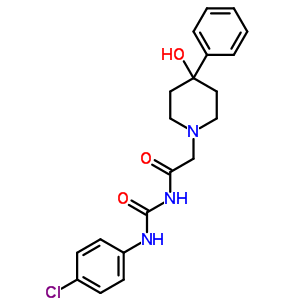 70166-95-9  N-[(4-chlorophenyl)carbamoyl]-2-(4-hydroxy-4-phenylpiperidin-1-yl)acetamide