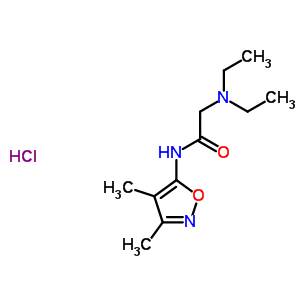 70337-00-7  N-(3,4-dimethylisoxazol-5-yl)-N~2~,N~2~-diethylglycinamide hydrochloride