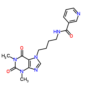 70454-28-3  N-[4-(1,3-dimetil-2,6-dioxo-1,2,3,6-tetrahidro-7H-purin-7-il)butil]piridin-3-karboxamid