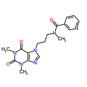 70454-30-7  N-[3-(1,3-dimethyl-2,6-dioxo-1,2,3,6-tetrahydro-7H-purin-7-yl)propyl]-N-methylpyridine-3-carboxamide
