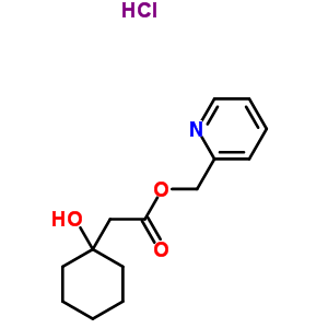 70502-79-3  pyridin-2-ylmethyl (1-hydroxycyclohexyl)acetate hydrochloride