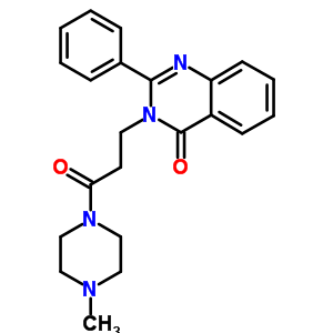 70540-68-0  3-[3-(4-methylpiperazin-1-yl)-3-oxopropyl]-2-phenylquinazolin-4(3H)-one