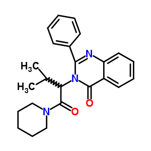 70540-69-1  3-[2-methyl-1-(piperidin-1-ylcarbonyl)propyl]-2-phenylquinazolin-4(3H)-one