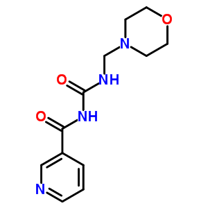 70920-08-0  N-[(morpholin-4-ylmethyl)carbamoyl]pyridine-3-carboxamide