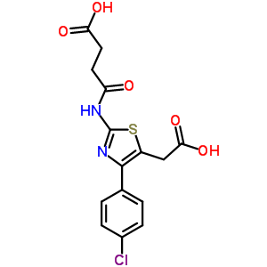 71013-45-1  4-{[5-(carboxymethyl)-4-(4-chlorophenyl)-1,3-thiazol-2-yl]amino}-4-oxobutanoic acid