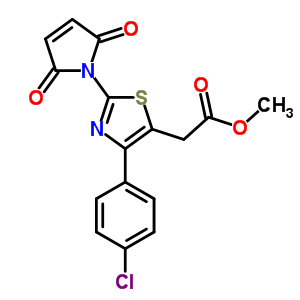 71013-46-2  methyl [4-(4-chlorophenyl)-2-(2,5-dioxo-2,5-dihydro-1H-pyrrol-1-yl)-1,3-thiazol-5-yl]acetate