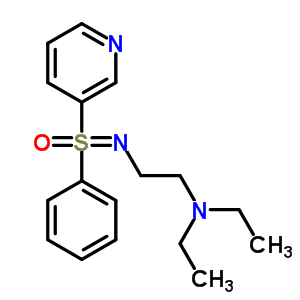 71256-93-4  N,N-diethyl-2-{[oxido(phenyl)pyridin-3-yl-lambda~4~-sulfanylidene]amino}ethanamine