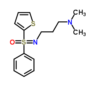 71257-60-8  N,N-dimethyl-3-{[oxido(phenyl)thiophen-2-yl-lambda~4~-sulfanylidene]amino}propan-1-amine