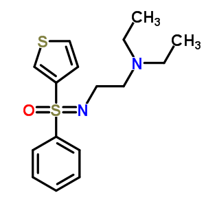 71257-63-1  N,N-diethyl-2-{[oxido(phenyl)thiophen-3-yl-lambda~4~-sulfanylidene]amino}ethanamine