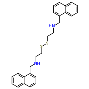 71354-21-7  2,2'-disulfanediylbis[N-(naphthalen-1-ylmethyl)ethanamine]