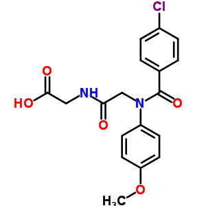 71455-84-0  N-[(4-chlorophenyl)carbonyl]-N-(4-methoxyphenyl)glycylglycine