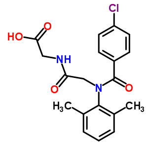 71455-86-2  N-[(4-chlorophenyl)carbonyl]-N-(2,6-dimethylphenyl)glycylglycine