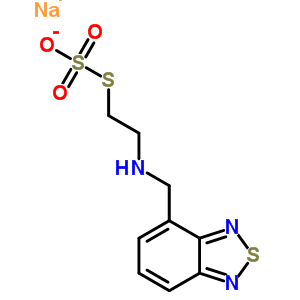 71605-59-9  sodium S-{2-[(2,1,3-benzothiadiazol-4-ylmethyl)amino]ethyl} thiosulfate