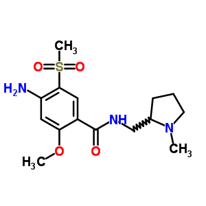 71675-97-3  4-amino-2-methoxy-N-[(1-methylpyrrolidin-2-yl)methyl]-5-(methylsulfonyl)benzamide