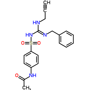 71795-24-9  N-(4-{[benzyl(prop-2-yn-1-yl)carbamimidoyl]sulfamoyl}phenyl)acetamide