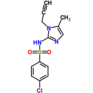 71795-37-4  4-chloro-N-(5-methyl-1-prop-2-yn-1-yl-1H-imidazol-2-yl)benzenesulfonamide