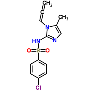 71795-40-9  4-chloro-N-(5-methyl-1-propadienyl-1H-imidazol-2-yl)benzenesulfonamide