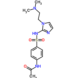 71795-45-4  N-[4-({1-[2-(dimetilamino)etil]-1H-imidazol-2-il}szulfamoil)fenil]acetamid