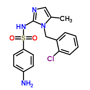 71795-50-1  4-amino-N-[1-(2-chlorobenzyl)-5-methyl-1H-imidazol-2-yl]benzenesulfonamide