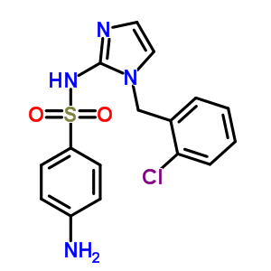 71795-55-6  4-amino-N-[1-(2-chlorobenzyl)-1H-imidazol-2-yl]benzenesulfonamide