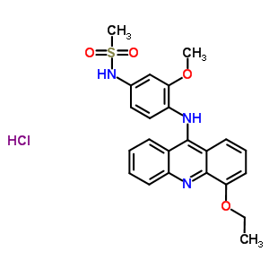 71802-87-4  N-{4-[(4-ethoxyacridin-9-yl)amino]-3-methoxyphenyl}methanesulfonamide hydrochloride