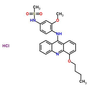 71802-89-6  N-{4-[(4-butoxyacridin-9-yl)amino]-3-methoxyphenyl}methanesulfonamide hydrochloride