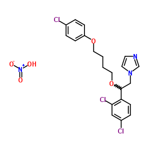 71821-50-6  1-{2-[4-(4-chlorophenoxy)butoxy]-2-(2,4-dichlorophenyl)ethyl}-1H-imidazole nitrate
