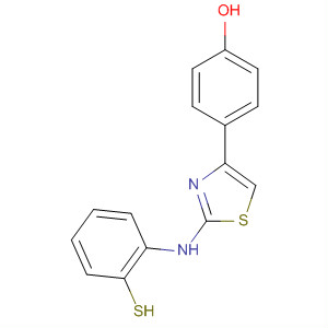 73265-74-4  Phenol, 4-[2-[(2-mercaptophenyl)amino]-4-thiazolyl]-