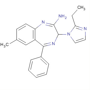 73302-45-1  3H-1,4-Benzodiazepin-2-amine,3-(2-ethyl-1H-imidazol-1-yl)-7-methyl-5-phenyl-