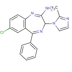 73309-83-8  3H-1,4-Benzodiazepin-2-amine,7-chloro-3-(2-methyl-1H-imidazol-1-yl)-5-phenyl-