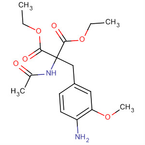 73368-44-2  Propanedioic acid, (acetylamino)[(4-amino-3-methoxyphenyl)methyl]-,diethyl ester