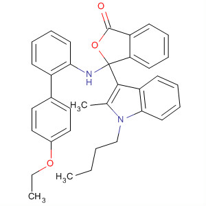 73373-46-3  1(3H)-Isobenzofuranone,3-(1-butyl-2-methyl-1H-indol-3-yl)-3-[(4-ethoxyphenyl)phenylamino]-