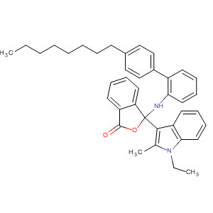 73373-47-4  1(3H)-Isobenzofuranone,3-(1-ethyl-2-methyl-1H-indol-3-yl)-3-[(4-octylphenyl)phenylamino]-