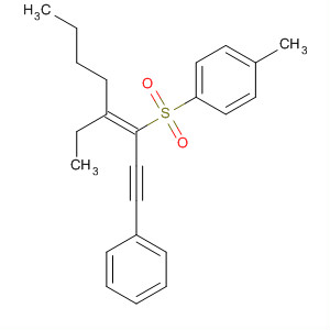 733775-00-3  Benzene, 1-[[(1Z)-2-ethyl-1-(phenylethynyl)-1-hexenyl]sulfonyl]-4-methyl-