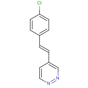 73476-99-0  Pyridazine, 4-[2-(4-chlorophenyl)ethenyl]-, (E)-
