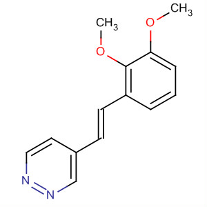 73477-04-0  Pyridazine, 4-[2-(2,3-dimethoxyphenyl)ethenyl]-, (E)-