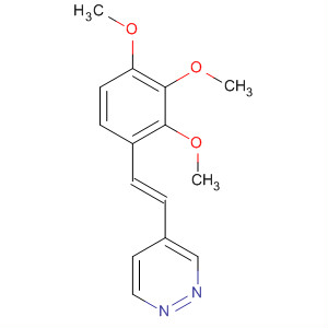 73477-05-1  Pyridazine, 4-[2-(2,3,4-trimethoxyphenyl)ethenyl]-, (E)-