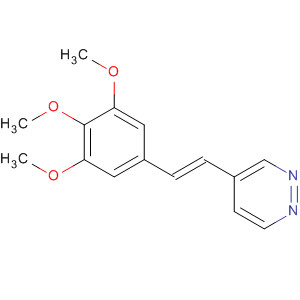 73477-06-2  Pyridazine, 4-[2-(3,4,5-trimethoxyphenyl)ethenyl]-, (E)-